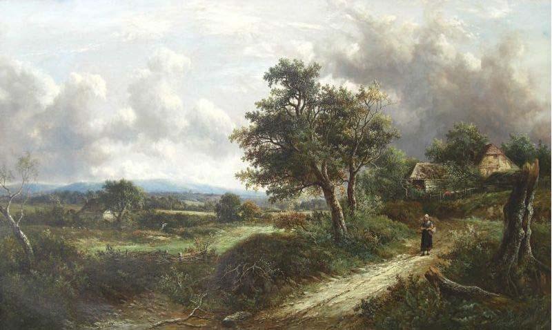 Joseph Thors Scene near Cheltenham oil painting image